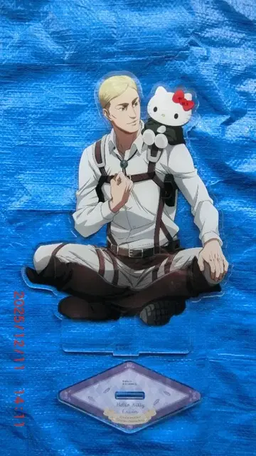 진격의 거인 엘빈 헬로키티 아크릴 스탠드