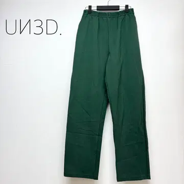 언리드 그린 팬츠 바지 일본제