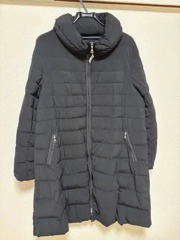 엠플러스 AMPLUS 블랙 롱 다운 코트 사이즈 44