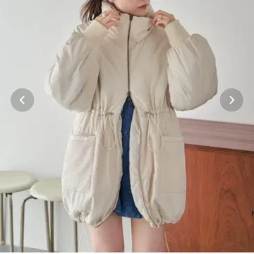 카스타네 캔디 슬리브 리버서블 코트