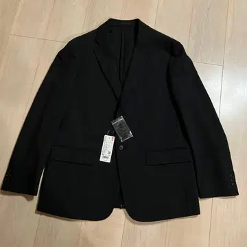 유니클로 감동 자켓 울 라이크 블랙 자켓 XL