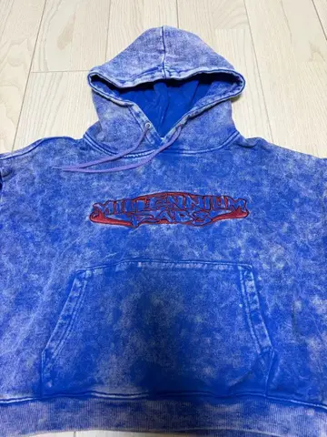 엑스걸 숏 기장 후드티