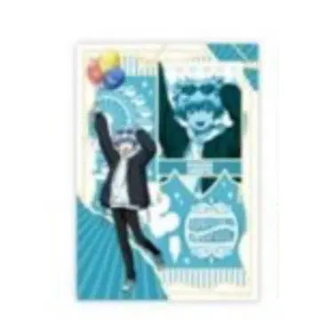 암살교실 요미우리랜드 한정판 A3 클리어 포스터 시오타 나기사