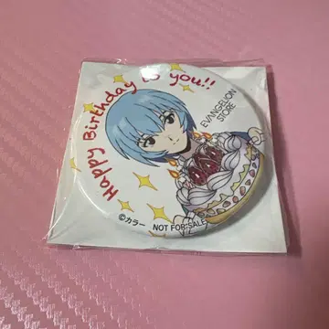 EVANGELION STORE 회원 한정 생일 선물 캔뱃지 아야나미 레이
