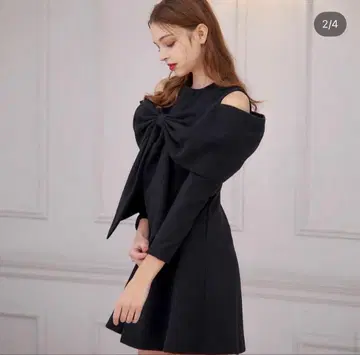 Riu 리본 숏 드레스