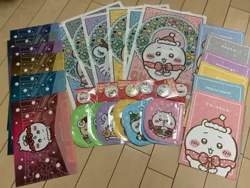 치이카와 세븐 클리어 파일 캔 거울 플랫 케이스 노트 세트