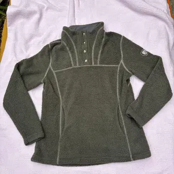 KUHL 큐어 아웃도어 플리스 자켓 여성용 s 사이즈 그린 계열