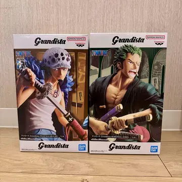 원피스 grandista 조로 로우 피규어 2종 세트