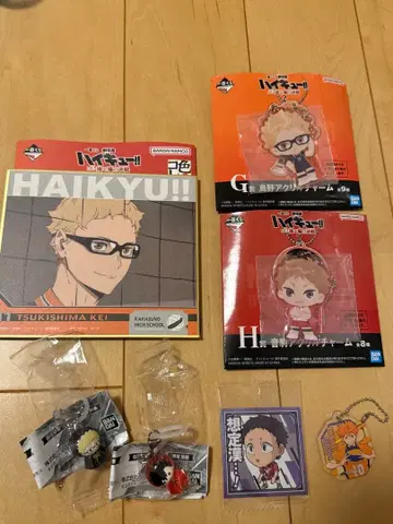 하이큐!! 메지루시 액세서리 쿠로오 츠키시마 제일복권 FGH상 히나타