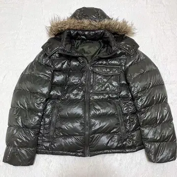 y2k 00s 시크 스타일 광택 갸루 다운 자켓 후드 archive