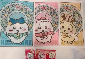 세븐일레븐 치이카와 하치와레 토끼 오리지널 캔 거울 클리어 파일