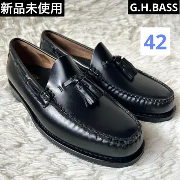 미사용 새상품 G.H.BASS 태슬 로퍼 블랙 42 27cm