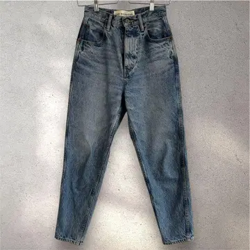 THE SHINZONE 하이웨스트 캐럿 데님/블루 PO 사이즈