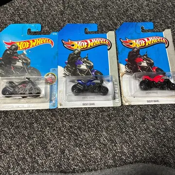 핫휠 DUCATI DIAVEL 미니카 3대 세트