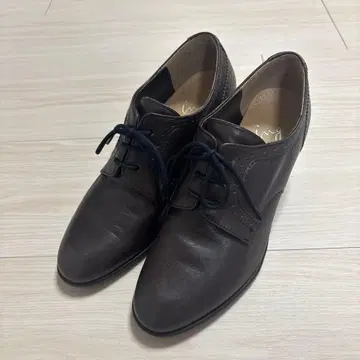 ing 힐 레이스업 슈즈 23EE 다크 브라운