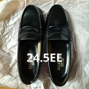 HARUTA 블랙 로퍼 24.5cmEE