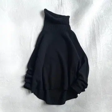 [ 새상품급 ] FRAMeWORK 울 캐시미어 터틀넥 풀오버 블랙