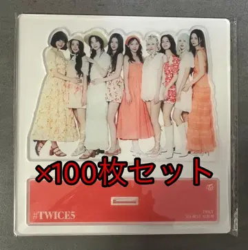 TWICE #TWICE5 초회 한정판 A 아크릴 스탠드 100개 세트