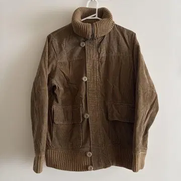 마제스틱 레곤 카멜 코듀로이 블루종 점퍼 충전솜 M