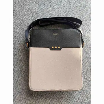 CULLNI 스퀘어 가죽 숄더백