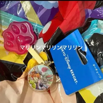 디즈니 주토피아 닉 주디 아이스캔디 키링