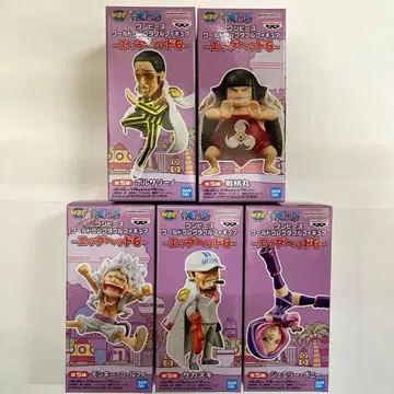 원피스 월드 컬렉터블 피규어 5체 세트