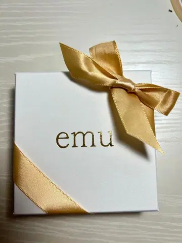 emu 리본형 실버 귀걸이