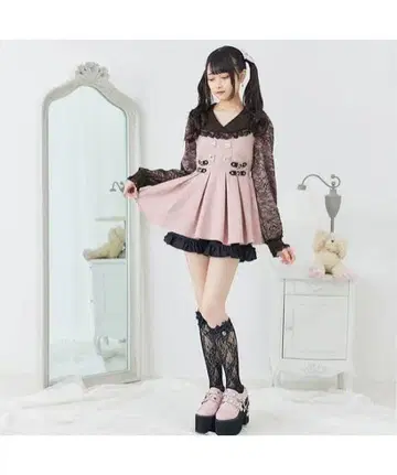 디어마이러브 키라키라 테일러드 비쥬 원피스