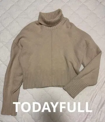 TODAYFUL 투데이풀 헤비 터틀 니트 아이보리 F