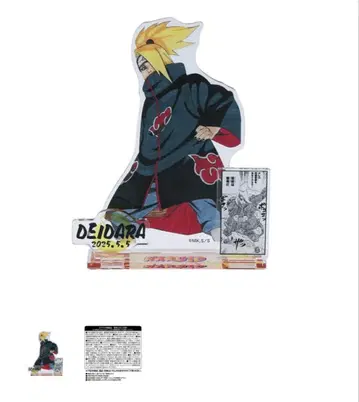 NARUTO 데이다라 벌스데이 아크릴 스탠드 캔뱃지