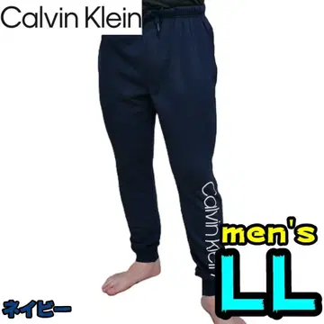 [새상품] 캘빈클라인 스웨트 팬츠 LL 남성용 조거 팬츠 네이비