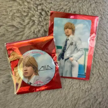 M!LK 요시다 진토 룸 카드 키풍 카드 캔뱃지 세트