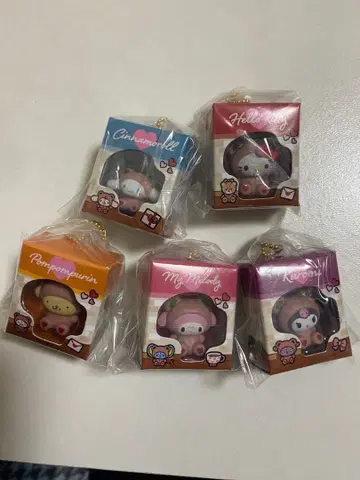 전 5종 컴프 산리오 캐릭터즈 미니어처 패키지 컬렉션
