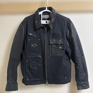 [AVIREX] 천연 가죽 사용 가죽 자켓 L