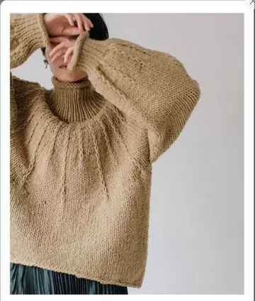 Audrey and John Wad 울 100% 페루 니트