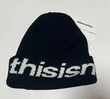 네버자 캡 디스이즈네버댓 비니 새상품 정품 블랙