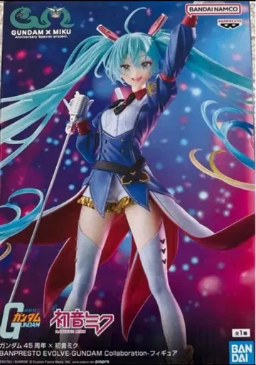 GUNDAM x 하츠네 미쿠 피규어 건담 콜라보