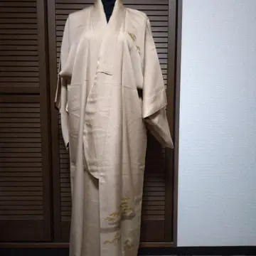 순수 실크 츠케사게 기모노