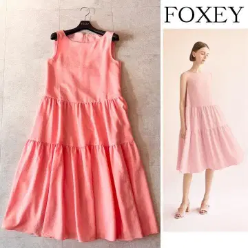 미사용급 24년 증산 폭시 난타켓 드레스 38 핑크 티어드