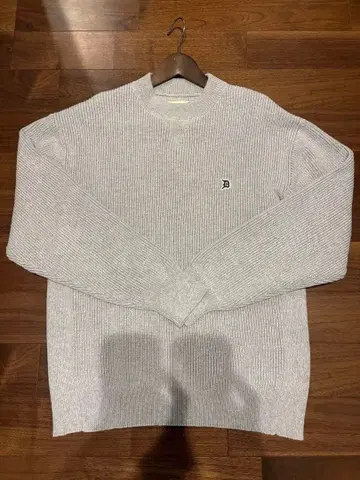 더 더퍼 리브 스웨터 L 그레이