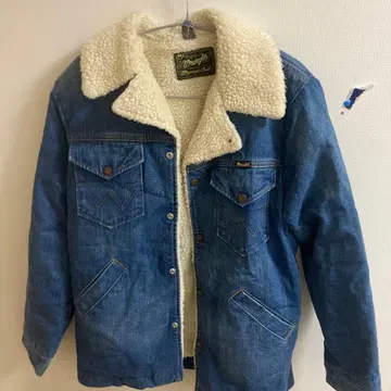 Wrangler 보아 부착 데님 자켓 M 사이즈