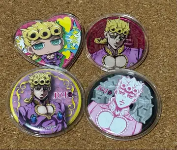 죠죠 황금의 바람 죠르노 캔뱃지 세트