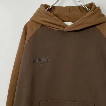 Wudgeboy 후드 맨투맨 브라운