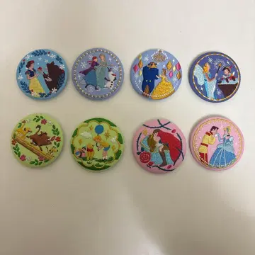 디즈니 자수 캔배치 세트