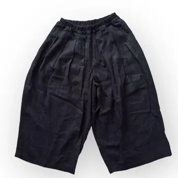 키나르 포그린워크 블랙 와이드 팬츠 이지 팬츠 린넨