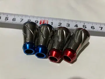 메가테크리브 핸들 노브 4개 세트 레드/블루