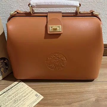 스타벅스 브라운 핸드백