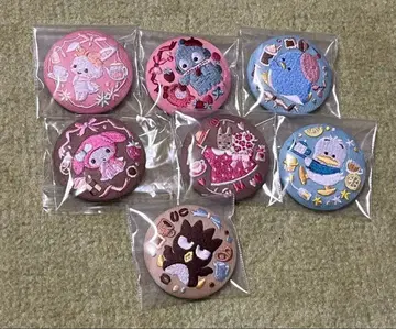 산리오 캔뱃지 7개 세트