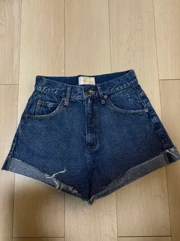 searoomlynn 데님 숏팬츠 인디고 S 새상품급