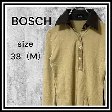 [ BOSCH/보쉬 ] 클레릭 타이트 실루엣 니트 셔츠 M